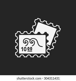 collect stamp icon