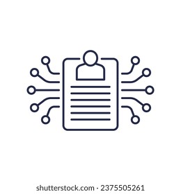 Benutzerdatensteuersymbol