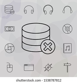collected coins with multiplication icon. Universal set of web for website design and development, app development