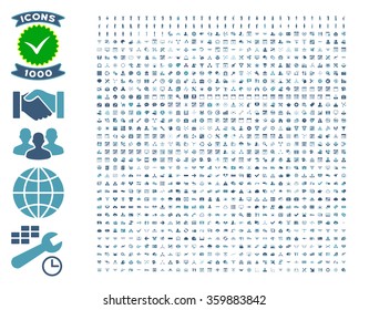 Collection Of 1000 Flat Vector Icons