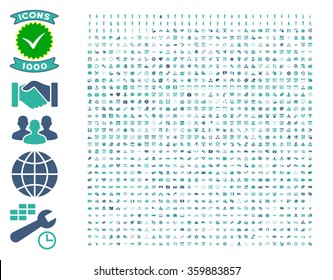 Collection Of 1000 Flat Vector Icons