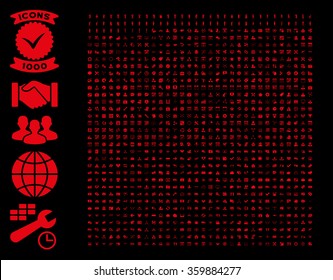 Collection Of 1000 Flat Vector Icons