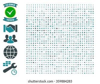 Collection Of 1000 Flat Vector Icons