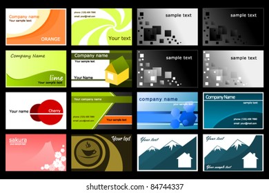 Collection of 16 business cards