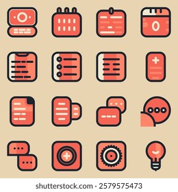 A collection of 16essential, no-frills icons designed for clarity and versatility. Perfect for apps, websites, dashboards, or presentations, these crisp line icons blend seamlessly into modern designs