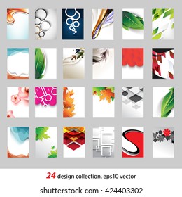 colección de 24 diseños conceptuales diferentes. vector eps10