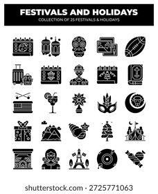 Colección de 25 festivales y Días festivos. Una guía visual de las celebraciones culturales