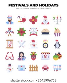 Collection of 25 Festive Holidays and Cultural Celebrations