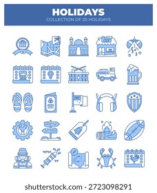 Colección de 25 Días festivos. Una guía visual de celebraciones y eventos globales