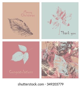 Collection of 3 greeting cards.