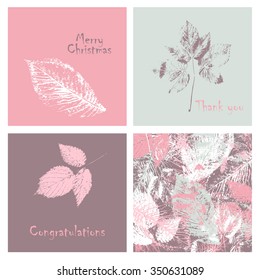 Collection of 3 greeting cards.