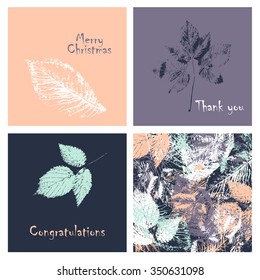 Collection of 3 greeting cards.