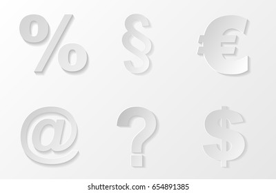 Collection of 3d icons. Vector illustration.