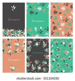 Collection of 4 greeting cards.