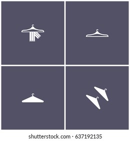 collection of 4 hanger icon