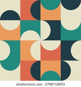 Collection of 70s color gradient poster background vector. Set of retro wall decoration, groovy, trippy, geometric shape. Vintage hippie wall art for interior, decorative, banner, cover, card.