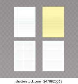 Una colección de maquetas de papel A4 en diferentes estilos