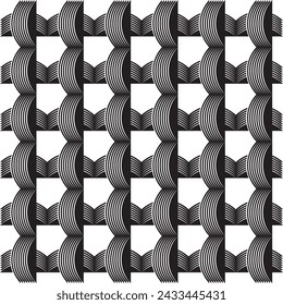 
 Zigzag horizontal negro sobre un fondo blanco.diferente fondo abstracto.eps