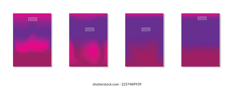 collection of abstract backgrounds with beautiful gradation colors, colorful backgrounds for poster flyer banner backdrop.vertical banner.cool fluid background vector illustration.