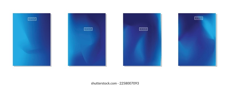 collection of abstract backgrounds with beautiful gradation colors, colorful backgrounds for poster flyer banner backdrop.vertical banner.cool fluid background vector illustration.