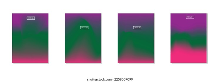 collection of abstract backgrounds with beautiful gradation colors, colorful backgrounds for poster flyer banner backdrop.vertical banner.cool fluid background vector illustration.