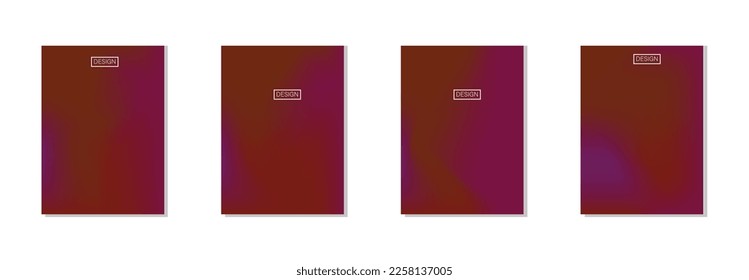 collection of abstract backgrounds with beautiful gradation colors, colorful backgrounds for poster flyer banner backdrop.vertical banner.cool fluid background vector illustration.