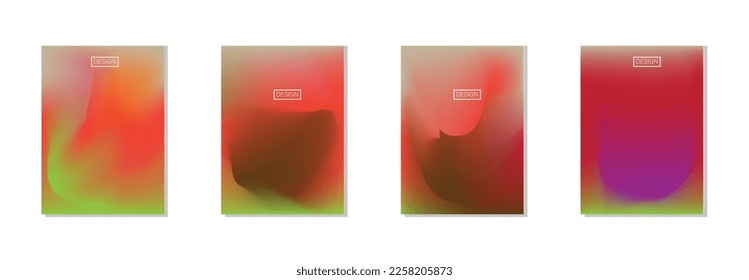 colección de fondos abstractos con hermosos colores de gradación, fondo colorido para el fondo del cartel del volante de afiches.banner vertical.cool fondo de ilustración vectorial.
