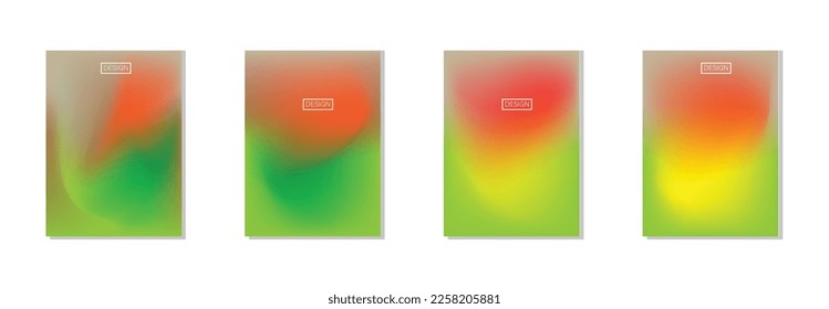 colección de fondos abstractos con hermosos colores de gradación, fondo colorido para el fondo del cartel del volante de afiches.banner vertical.cool fondo de ilustración vectorial.