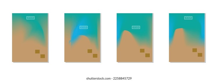 colección de fondos abstractos con hermosos colores de gradación, fondo colorido para el fondo del cartel del volante de afiches.banner vertical.cool fondo de ilustración vectorial.