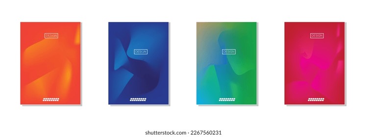 collection of abstract backgrounds with beautiful gradation colors, colorful backgrounds for poster flyer banner backdrop.vertical banner.cool fluid background vector illustration.