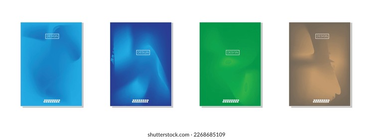 colección de fondos abstractos con hermosos colores de gradación, fondo colorido para el fondo del cartel del volante de afiches.banner vertical.cool fondo de ilustración vectorial.