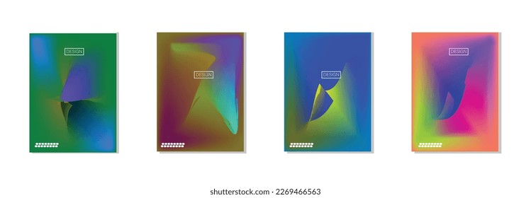 collection of abstract backgrounds with beautiful gradation colors, colorful backgrounds for poster flyer banner backdrop.vertical banner.cool fluid background vector illustration.