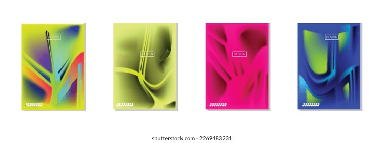 colección de fondos abstractos con hermosos colores de gradación, fondo colorido para el fondo del cartel del volante de afiches.banner vertical.cool fondo de ilustración vectorial.