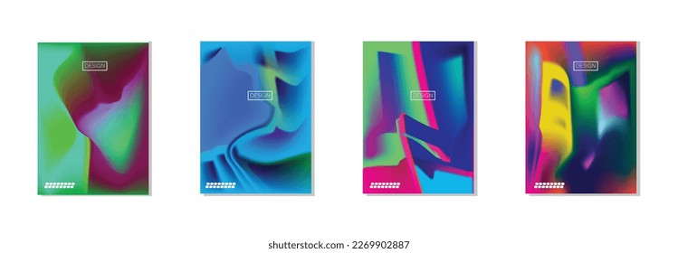 colección de fondos abstractos con hermosos colores de gradación, fondo colorido para el fondo del cartel del volante de afiches.banner vertical.cool fondo de ilustración vectorial.