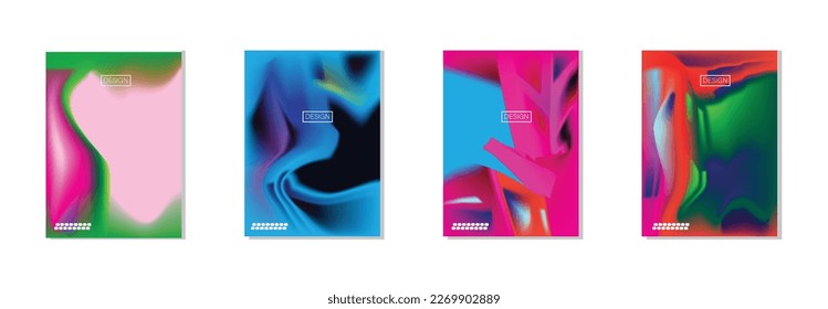 colección de fondos abstractos con hermosos colores de gradación, fondo colorido para el fondo del cartel del volante de afiches.banner vertical.cool fondo de ilustración vectorial.