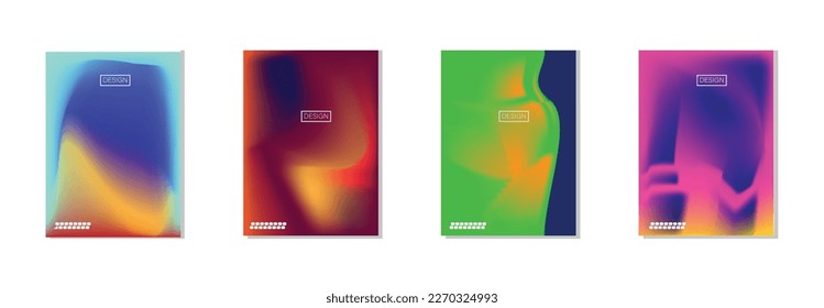 collection of abstract backgrounds with beautiful gradation colors, colorful backgrounds for poster flyer banner backdrop.vertical banner.cool fluid background vector illustration.