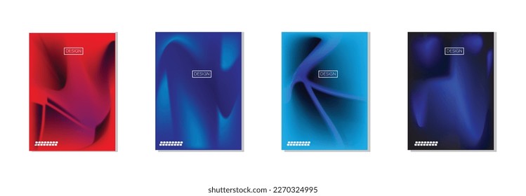collection of abstract backgrounds with beautiful gradation colors, colorful backgrounds for poster flyer banner backdrop.vertical banner.cool fluid background vector illustration.