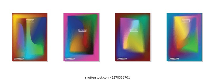 collection of abstract backgrounds with beautiful gradation colors, colorful backgrounds for poster flyer banner backdrop.vertical banner.cool fluid background vector illustration.