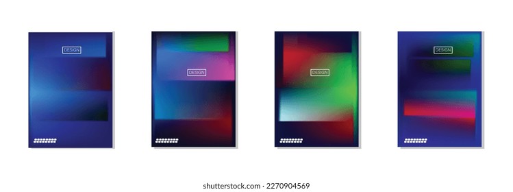 colección de fondos abstractos con hermosos colores de gradación, fondo colorido para el fondo del cartel del volante de afiches.banner vertical.cool fondo de ilustración vectorial.