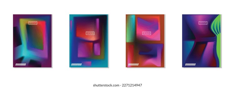 colección de fondos abstractos con hermosos colores de gradación, fondo colorido para el fondo del cartel del volante de afiches.banner vertical.cool fondo de ilustración vectorial.