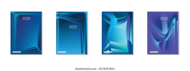 collection of abstract backgrounds with beautiful gradation colors, colorful backgrounds for poster flyer banner backdrop.vertical banner.cool fluid background vector illustration.