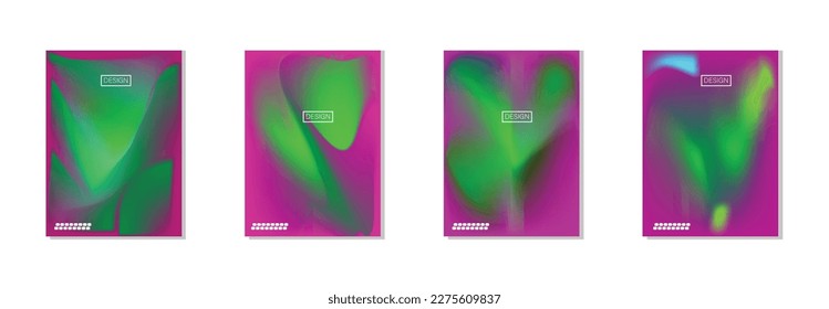 collection of abstract backgrounds with beautiful gradation colors, colorful backgrounds for poster flyer banner backdrop.vertical banner.cool fluid background vector illustration.