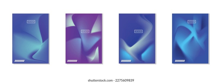 collection of abstract backgrounds with beautiful gradation colors, colorful backgrounds for poster flyer banner backdrop.vertical banner.cool fluid background vector illustration.