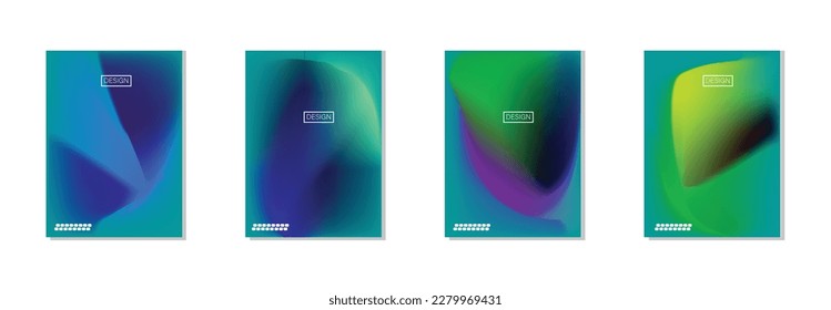 colección de fondos abstractos con hermosos colores de gradación, fondo colorido para el fondo del cartel del volante de afiches.banner vertical.cool fondo de ilustración vectorial.