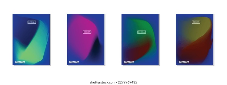 collection of abstract backgrounds with beautiful gradation colors, colorful backgrounds for poster flyer banner backdrop.vertical banner.cool fluid background vector illustration.