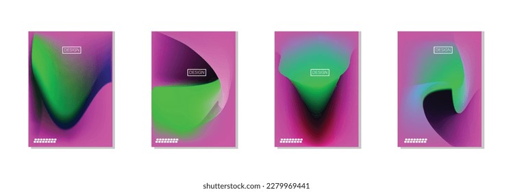 colección de fondos abstractos con hermosos colores de gradación, fondo colorido para el fondo del cartel del volante de afiches.banner vertical.cool fondo de ilustración vectorial.