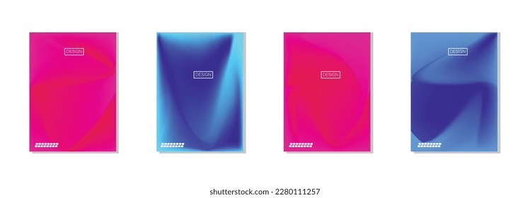 collection of abstract backgrounds with beautiful gradation colors, colorful backgrounds for poster flyer banner backdrop.vertical banner.cool fluid background vector illustration.