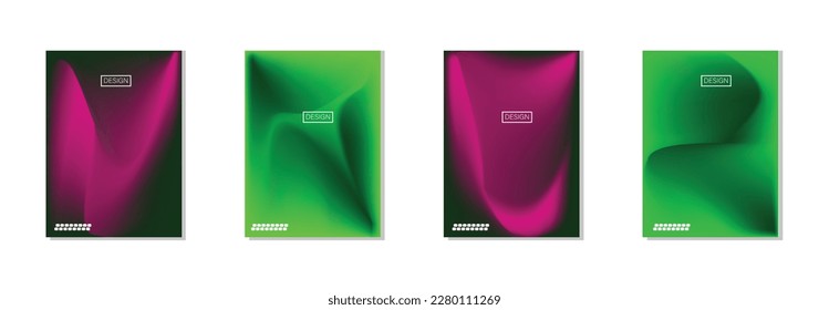 colección de fondos abstractos con hermosos colores de gradación, fondo colorido para el fondo del cartel del volante de afiches.banner vertical.cool fondo de ilustración vectorial.