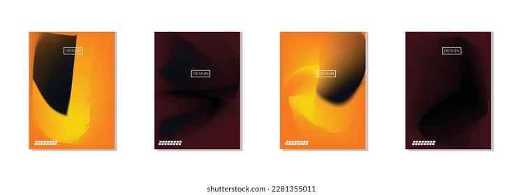 colección de fondos abstractos con hermosos colores de gradación, fondo colorido para el fondo del cartel del volante de afiches.banner vertical.cool fondo de ilustración vectorial.