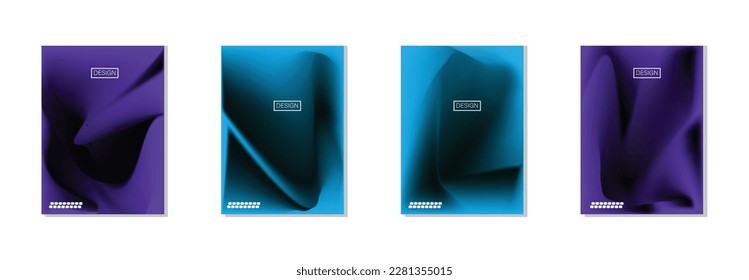 colección de fondos abstractos con hermosos colores de gradación, fondo colorido para el fondo del cartel del volante de afiches.banner vertical.cool fondo de ilustración vectorial.